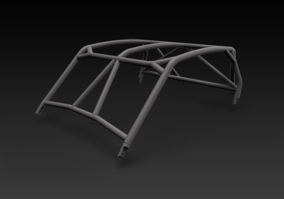 RZR XP 2-Seat Radius Cage Kit - Image 2