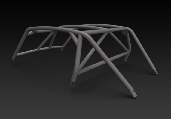 RZR XP 2-Seat Radius Cage Kit - Image 3