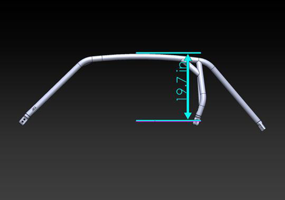RZR XP 2-Seat Radius Cage Kit - Image 5