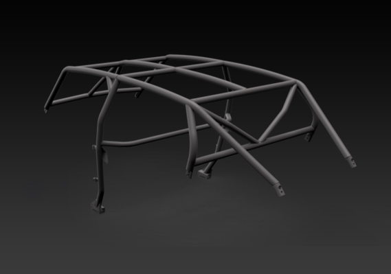 RZR XP 4-Seat Radius Cage Kit - Image 3