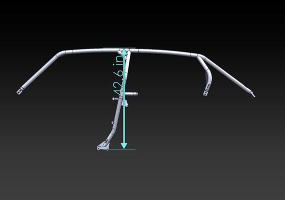 RZR XP 4-Seat Radius Cage Kit - Image 2